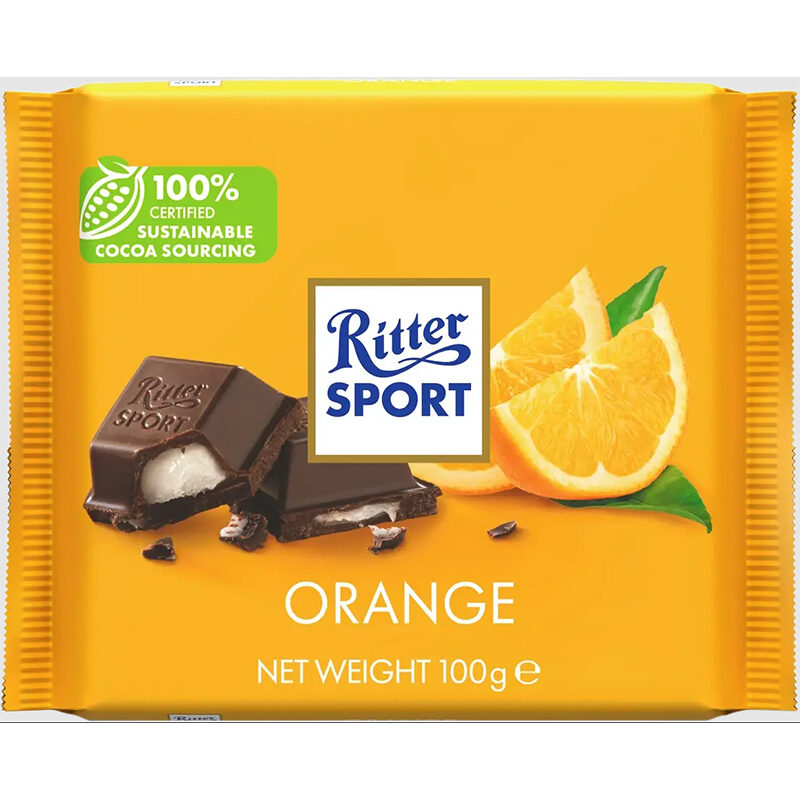 Яркий апельсин Ritter Sport